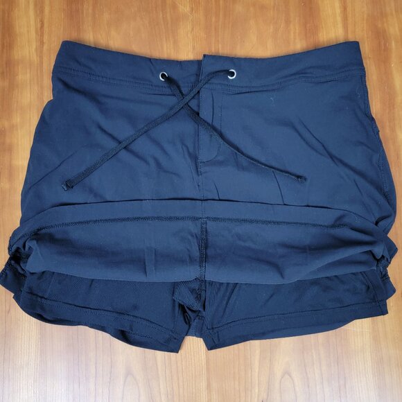 Women's Columbia Black Athletic Skort with Back Pocket  - 6 - Picture 8 of 10
